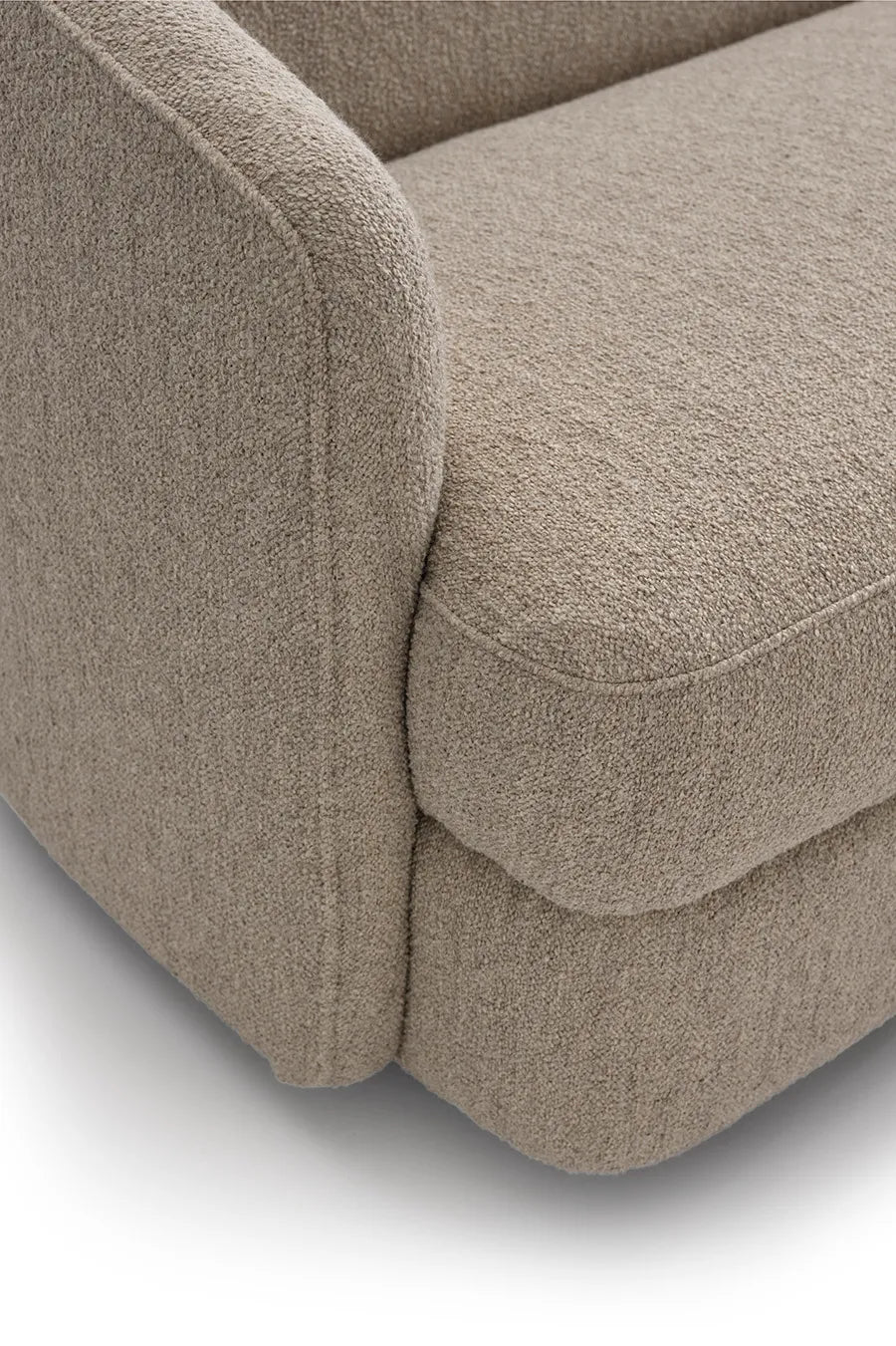 Covent Sofa Deep 3 Seater, hemp fra New Works