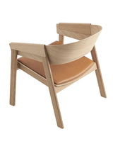 Cover Lounge Chair, oak w. cognac leather fra Muuto - 4 - Jacobsen Plus