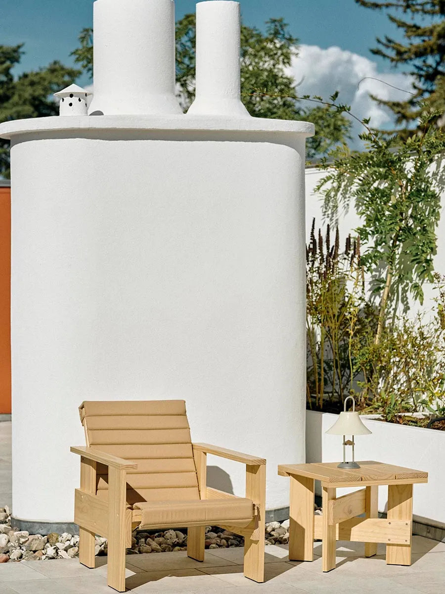 Quilted sædehynde til Crate Loungechair, Beige fra Hay