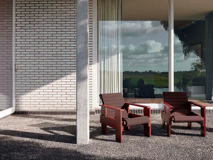 Quilted sædehynde til Crate Loungechair, Iron Red fra Hay