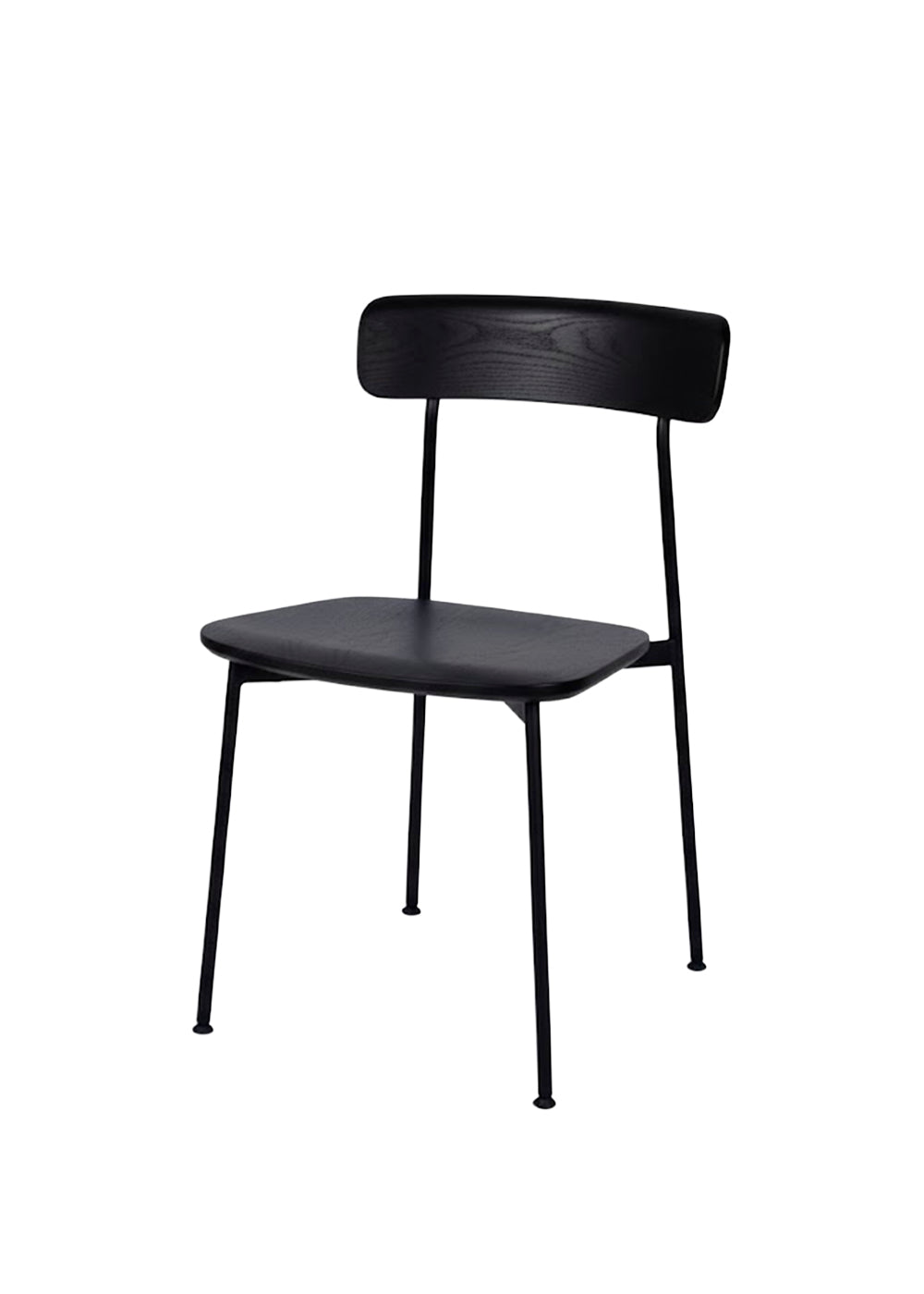 Crawford spisebordsstol i sort eg fra Stellar Works