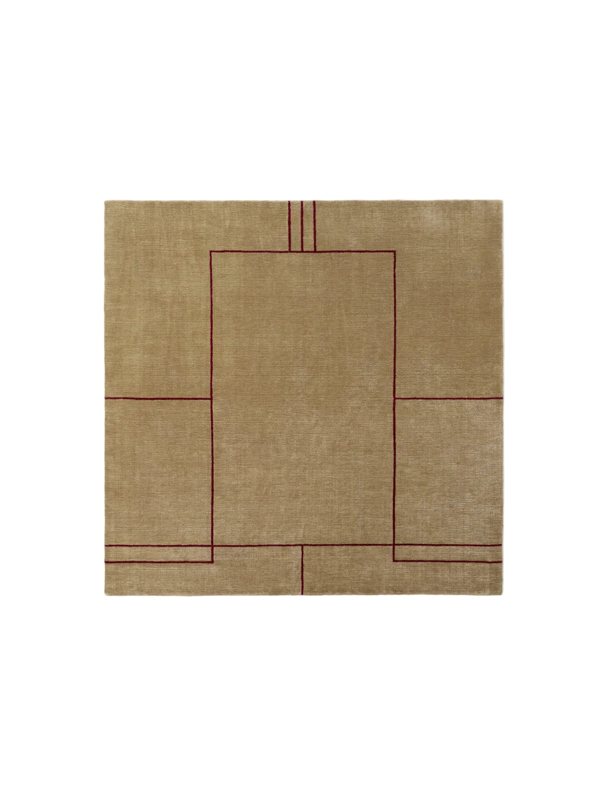 Cruise tæpper fra &Tradition - Bombay Golden Brown / 240 x 240 cm - Jacobsen Plus