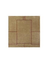 Cruise tæpper fra &Tradition - Bombay Golden Brown / 240 x 240 cm - Jacobsen Plus