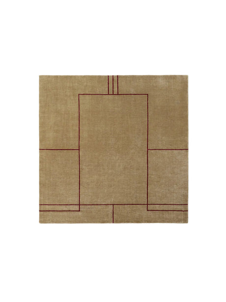 Cruise tæpper fra &Tradition - Bombay Golden Brown / 240 x 240 cm - Jacobsen Plus