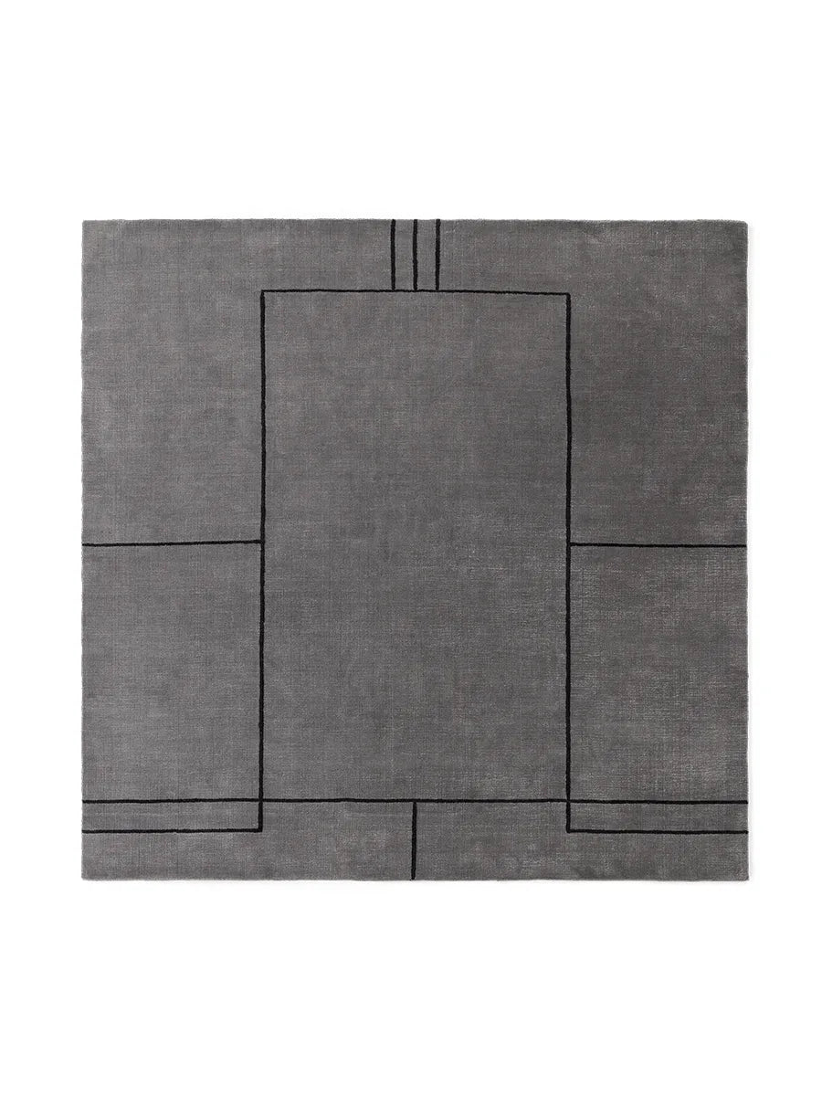 Cruise tæpper fra &Tradition - Colombo Grey Blue / 240 x 240 cm - Jacobsen Plus