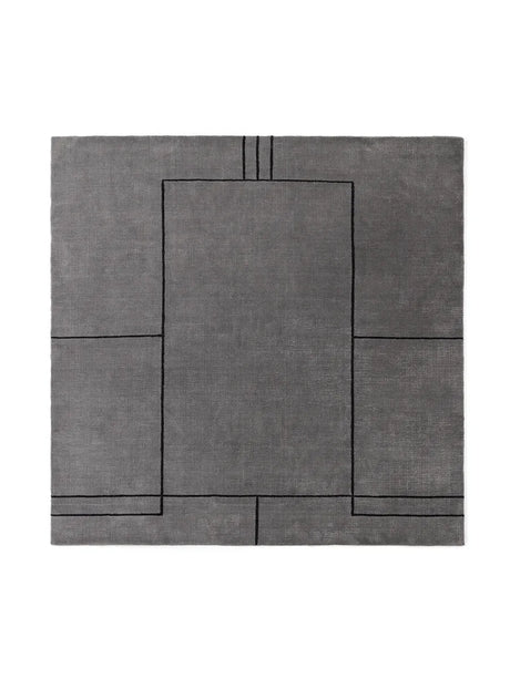 Cruise tæpper fra &Tradition - Colombo Grey Blue / 240 x 240 cm - Jacobsen Plus
