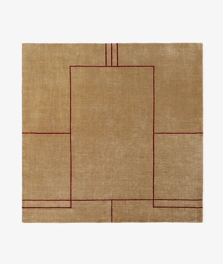 Cruise tæpper fra &Tradition - 240 x 240 cm / Bombay Golden Brown - Jacobsen Plus