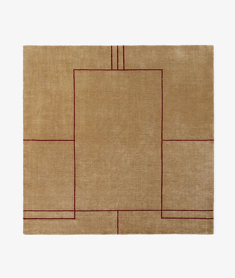 Cruise tæpper fra &Tradition - 240 x 240 cm / Bombay Golden Brown - Jacobsen Plus
