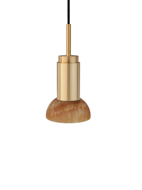 Donya ONYX Moon, amber fra Anour - Brushed Brass - Jacobsen Plus