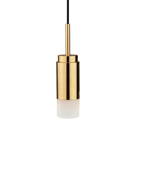 Donya ONYX Cylinder, white fra Anour - Polished Brass - Jacobsen Plus