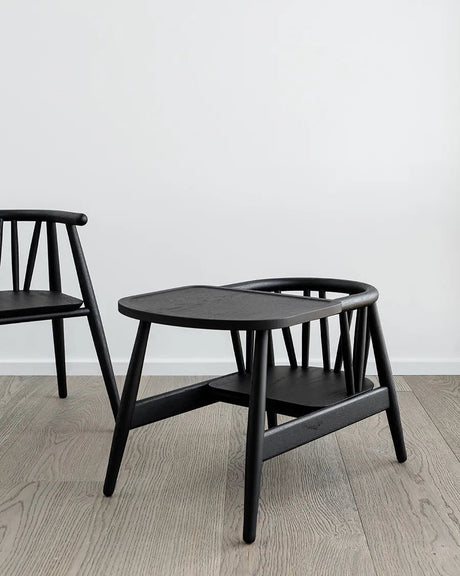 Smilla Toddler Stol, sortlakeret eg fra Oaklings - 4 - Jacobsen Plus
