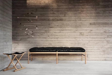 OW150 Daybed af Ole Wanscher - Eg-stofgruppe 1 / Sæbebehandlet - Jacobsen Plus