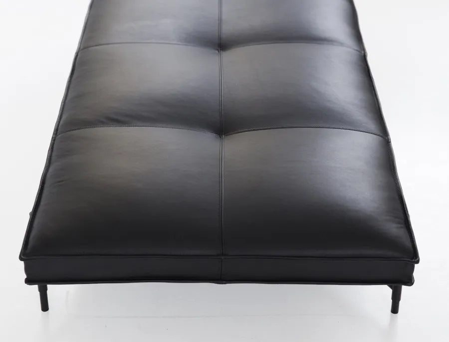 Daybed, sort læder fra HANDVÄRK - 3 - Jacobsen Plus