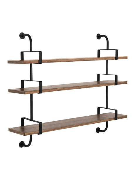 Démon 3 Shelves fra GUBI - L: 215 cm / Sortbejdset ask - Jacobsen Plus