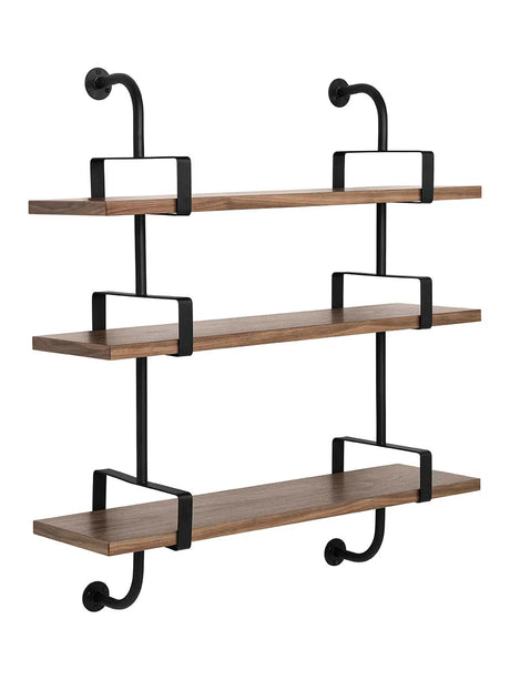 Démon 3 Shelves fra GUBI - L: 215 cm / Sortbejdset ask - Jacobsen Plus