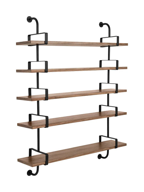 Démon 5 Shelves fra GUBI - L: 215 cm / Sortbejdset ask - Jacobsen Plus