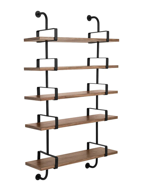 Démon 5 Shelves fra GUBI - L: 215 cm / Sortbejdset ask - Jacobsen Plus