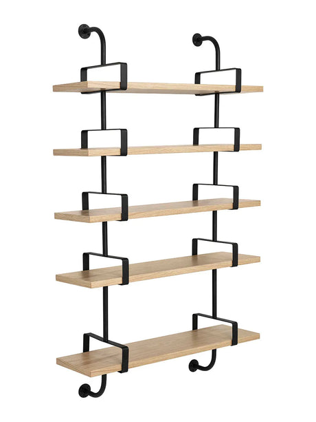 Démon 5 Shelves fra GUBI - L: 215 cm / Sortbejdset ask - Jacobsen Plus