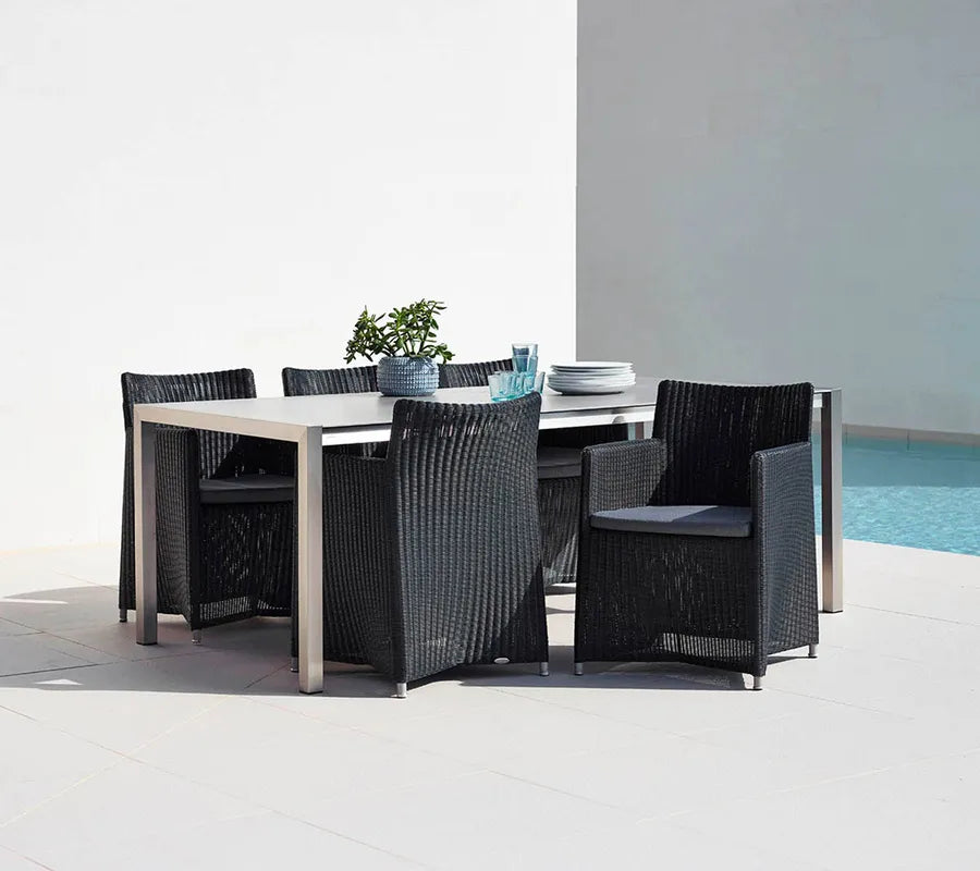 Diamond Stol inkl. hynde fra Cane-line