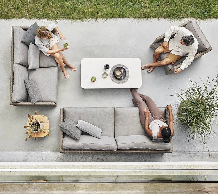 Diamond 2 pers Sofa inkl. hynde fra Cane-line - 12 - Jacobsen Plus