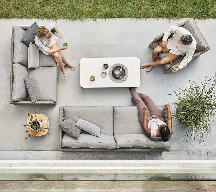 Diamond 3 pers Sofa inkl. hynde fra Cane-line - 3 - Jacobsen Plus