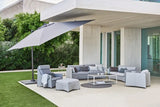 Hyde Luxe Parasol 3x3 m. med tilt inkl. fod fra Cane-line - 1 - Jacobsen Plus
