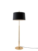 Diana Gulvlampe fra Santa and Cole - Black / Shiny gold - Jacobsen Plus