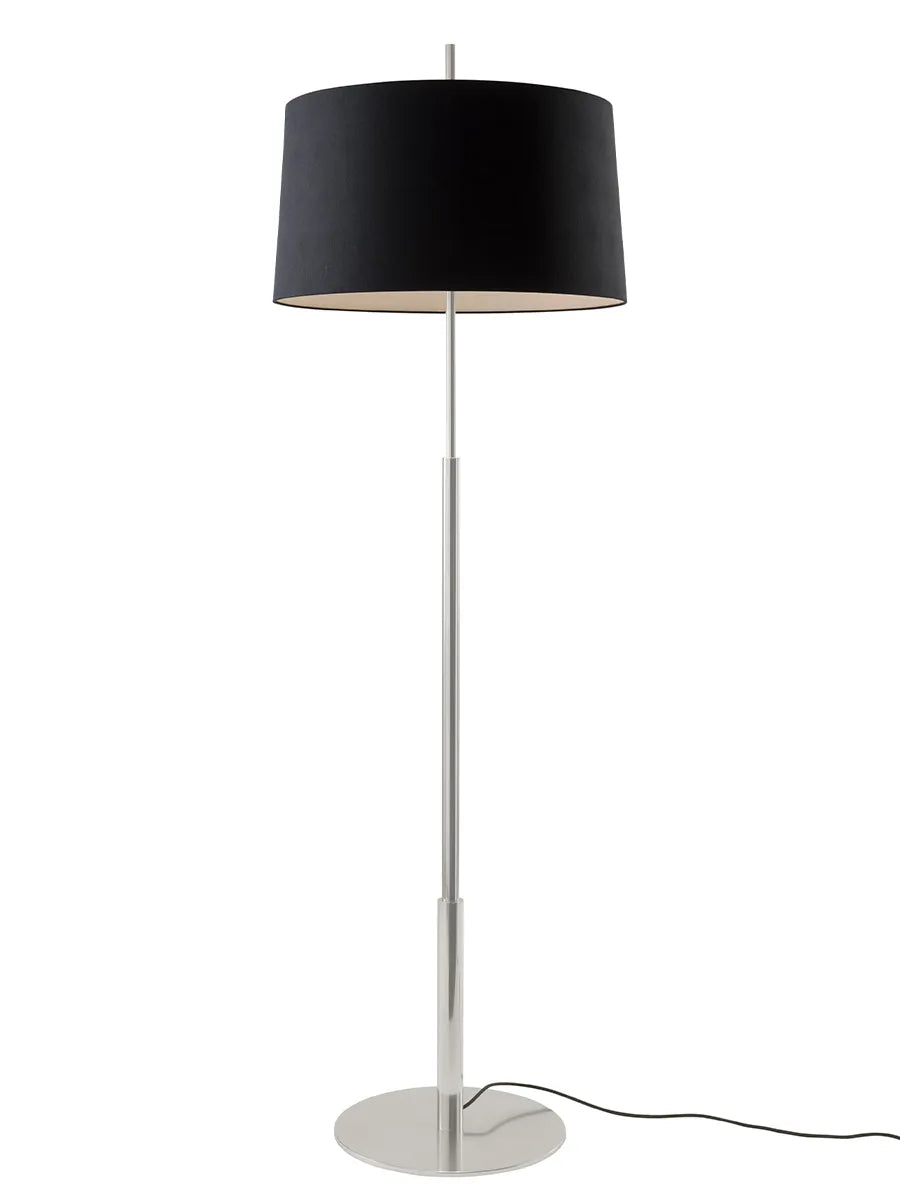 Diana Mayor Gulvlampe fra Santa and Cole - Black / Satin nickel - Jacobsen Plus