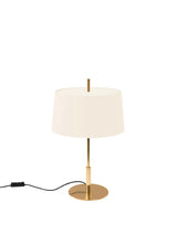 Diana Menor Bordlampe fra Santa and Cole - White / Shiny gold - Jacobsen Plus