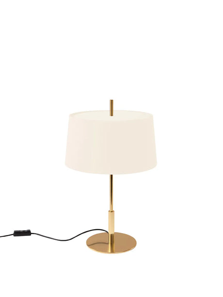 Diana Menor Bordlampe fra Santa and Cole - White / Shiny gold - Jacobsen Plus