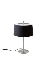 Diana Menor Bordlampe fra Santa and Cole - Black / Satin nickel - Jacobsen Plus