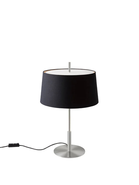 Diana Menor Bordlampe fra Santa and Cole - Black / Satin nickel - Jacobsen Plus