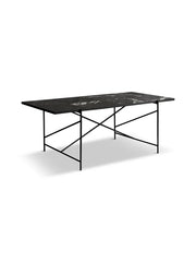 Spisebord 185, sort marmor fra HANDVÄRK