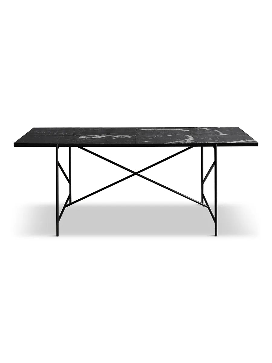Spisebord 185, sort marmor fra HANDVÄRK - 5 - Jacobsen Plus