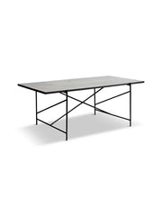 Spisebord 185, hvid marmor fra HANDVÄRK
