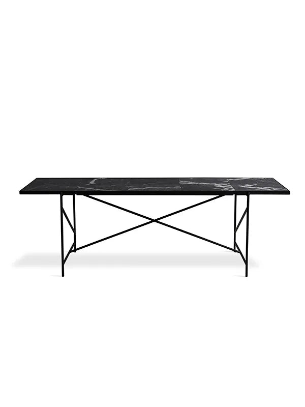 Spisebord 230, sort marmor fra HANDVÄRK