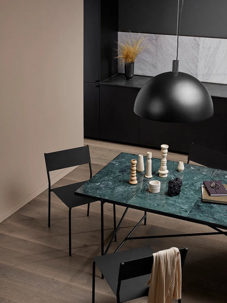 Spisebord 230, grøn marmor fra HANDVÄRK - 2 - Jacobsen Plus