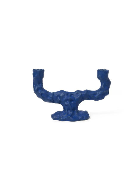 Dito Candle Holder bright blue, double fra Ferm Living - 1 - Jacobsen Plus