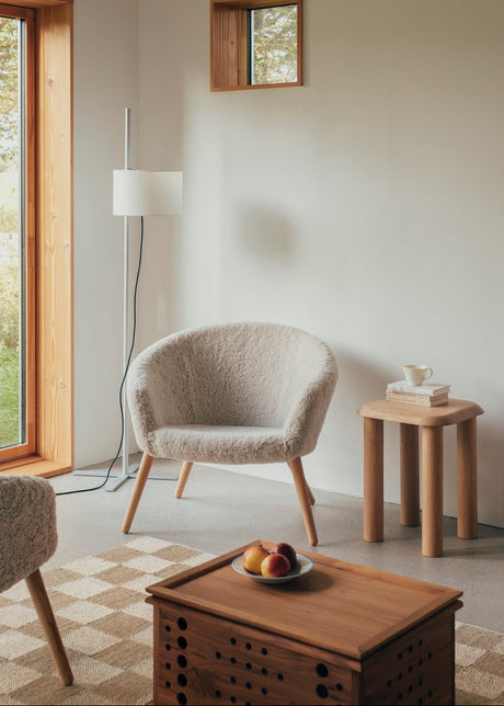 Ditzel Lounge Chair, lammeskind fra Fredericia Furniture - 1 - Jacobsen Plus