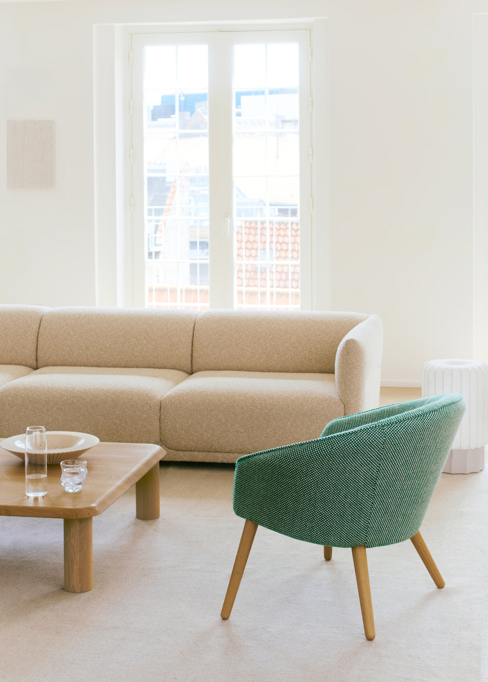 Konami 2½ pers. Sofa, loop 42 fra Fredericia Furniture - 2 - Jacobsen Plus