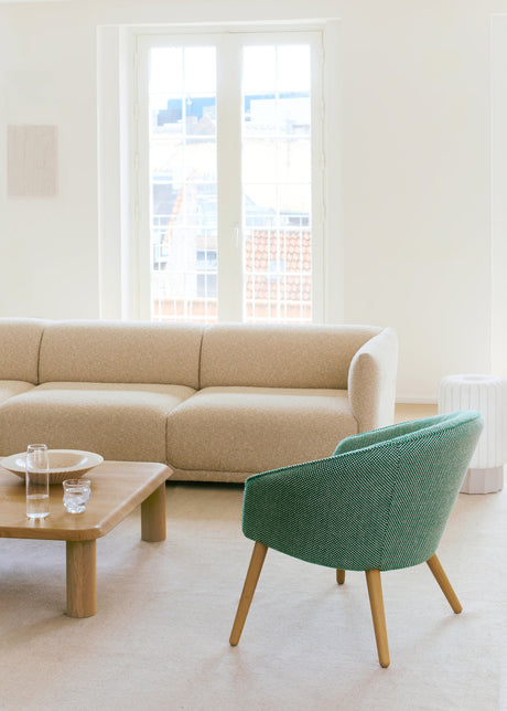 Konami 2½ pers. Sofa, loop 42 fra Fredericia Furniture - 2 - Jacobsen Plus