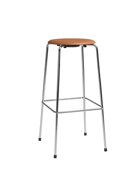 Dot Høj Barstol m. 4 ben, valnød læder af Arne Jacobsen - 1 - Jacobsen Plus