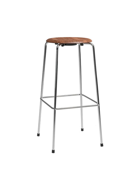 Dot Høj Barstol m. 4 ben, valnød finer af Arne Jacobsen - 1 - Jacobsen Plus