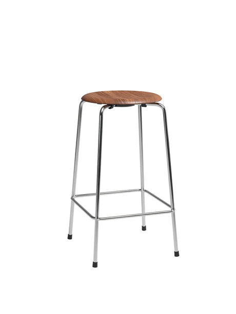 Dot Barstol m. 4 ben, valnød finer af Arne Jacobsen - 1 - Jacobsen Plus