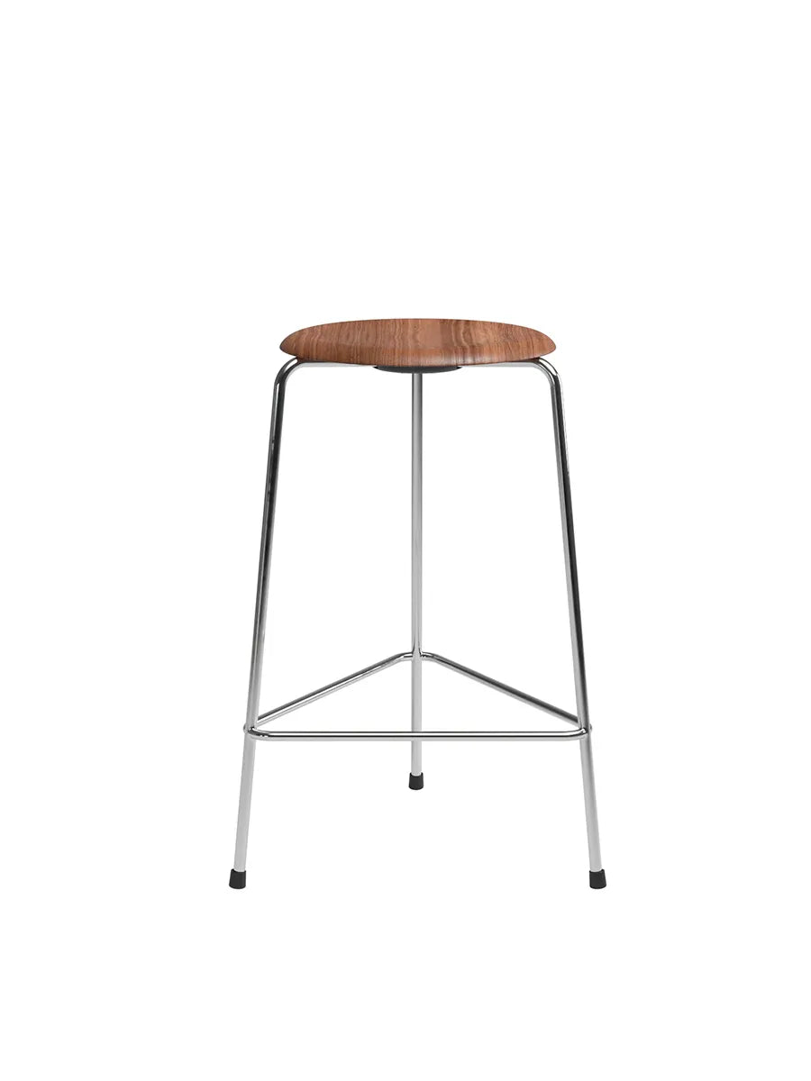 Dot Barstol, valnød finer af Arne Jacobsen - 1 - Jacobsen Plus