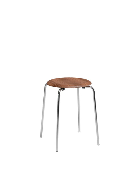 Dot Skammel, valnød finer af Arne Jacobsen - 1 - Jacobsen Plus