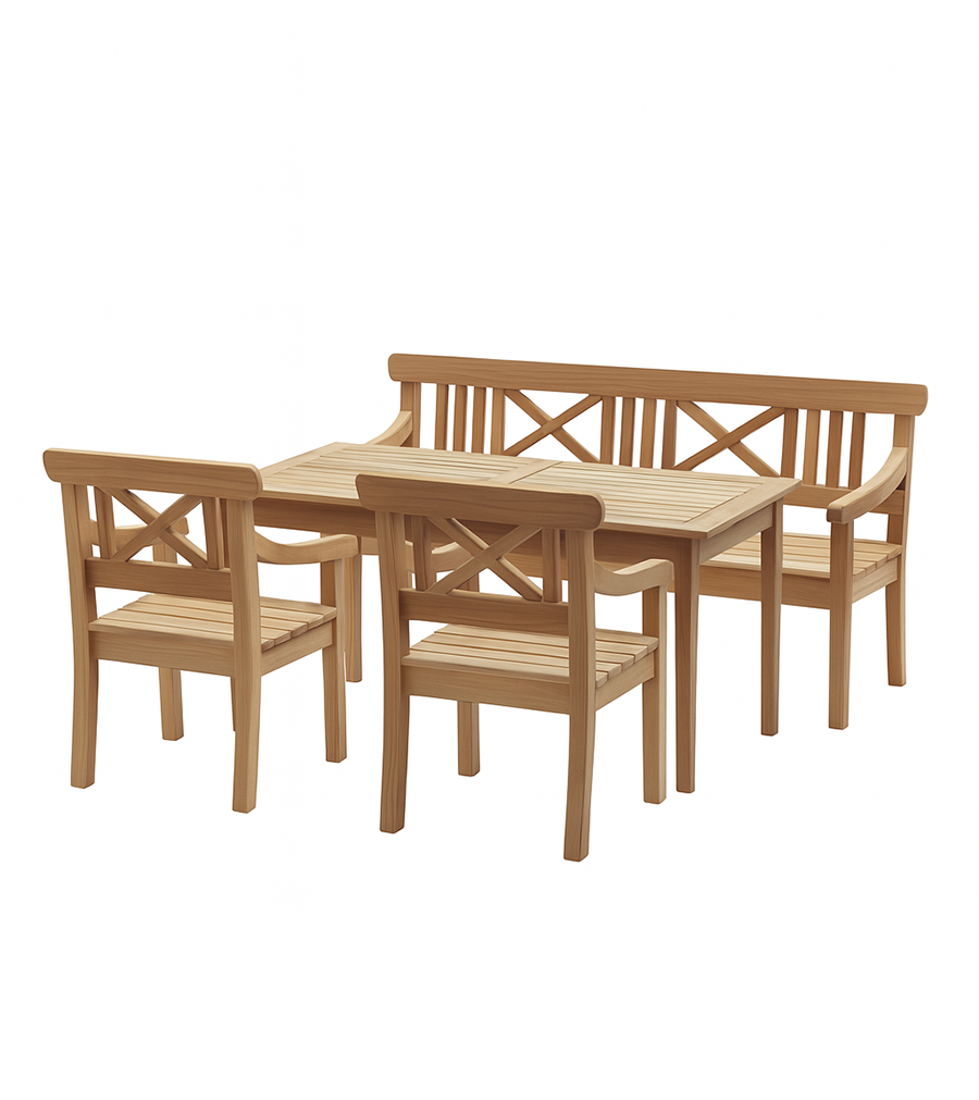 Skagerak Drachmann Sæt i Teak fra Fritz Hansen - 1 - Jacobsen Plus