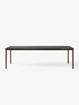 Drip Bord fra &Tradition - L: 141-170 x W: 80 x H: 74 cm / Bronzed Aluminium / Black Fenix Nano laminate - Jacobsen Plus