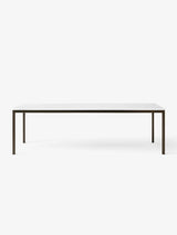Drip Bord fra &Tradition - L: 141-170 x W: 80 x H: 74 cm / Bronzed Aluminium / Off White Fenix Nano Laminate - Jacobsen Plus