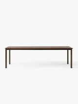 Drip Bord fra &Tradition - L: 141-170 x W: 80 x H: 74 cm / Black Aluminium / Walnut Wood Veneer - Jacobsen Plus